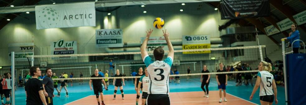 Turnering for bedrifter i volleyball 2020